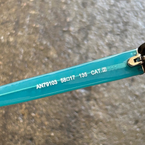 Vivienne Westwood Cat Eye Anglomania Teal and Tortoise Sunglasses main image 7